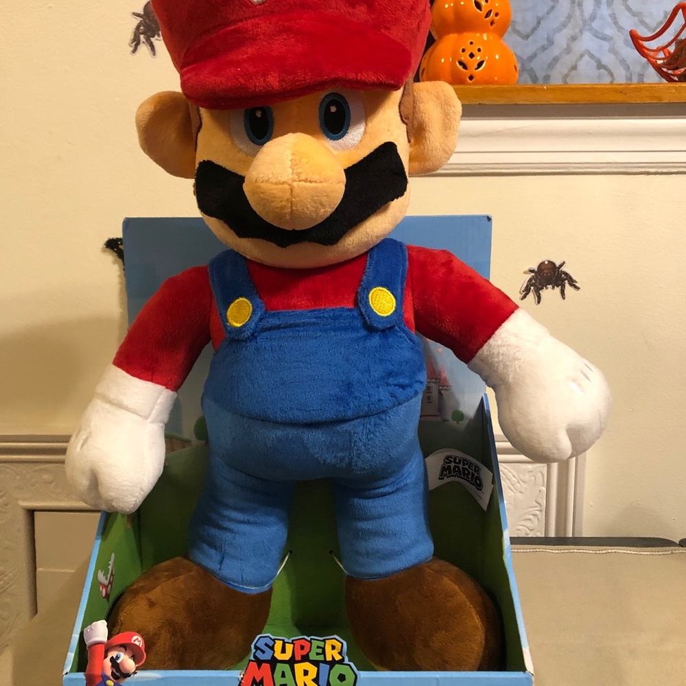 Mario Super Mario jumbo plush toy 20”